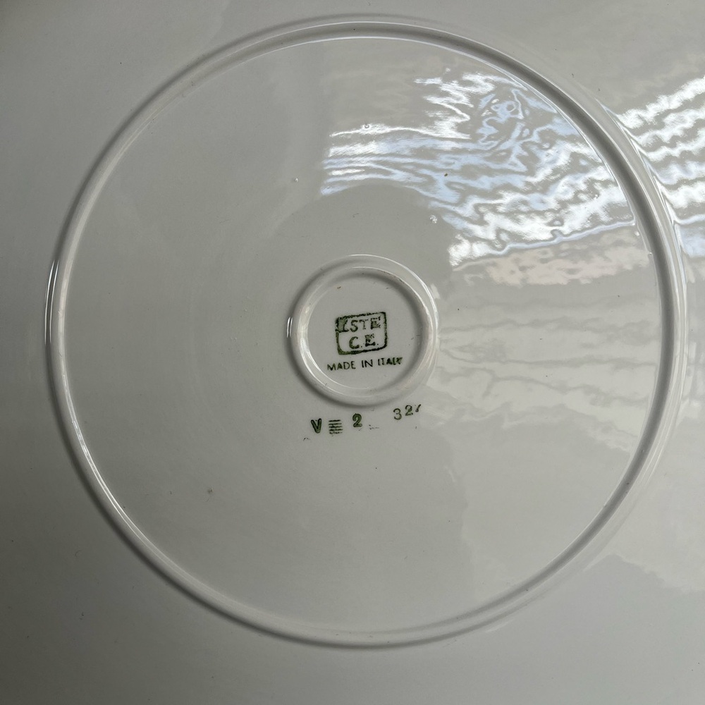 Vintage large serving ceramic ESTE CE made in Italy